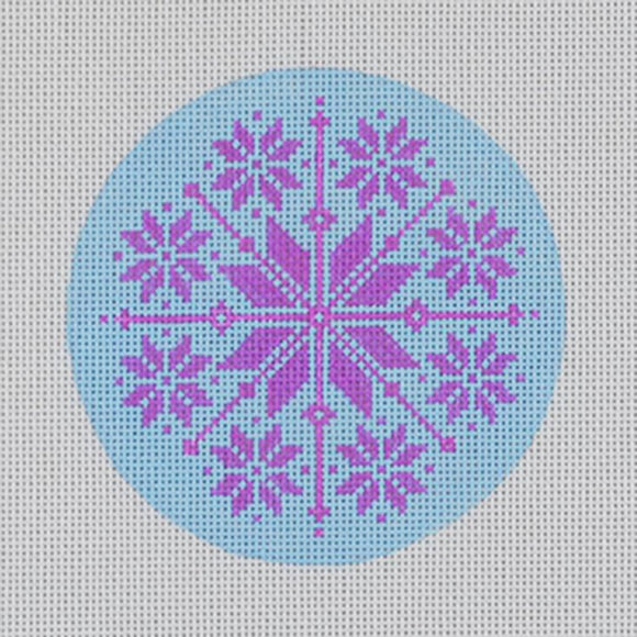 Blue/Purple Snowflake