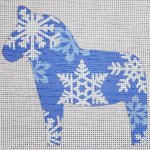 Dala Horse, Snowflakes