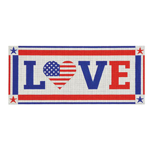 Love w/Flag Heart