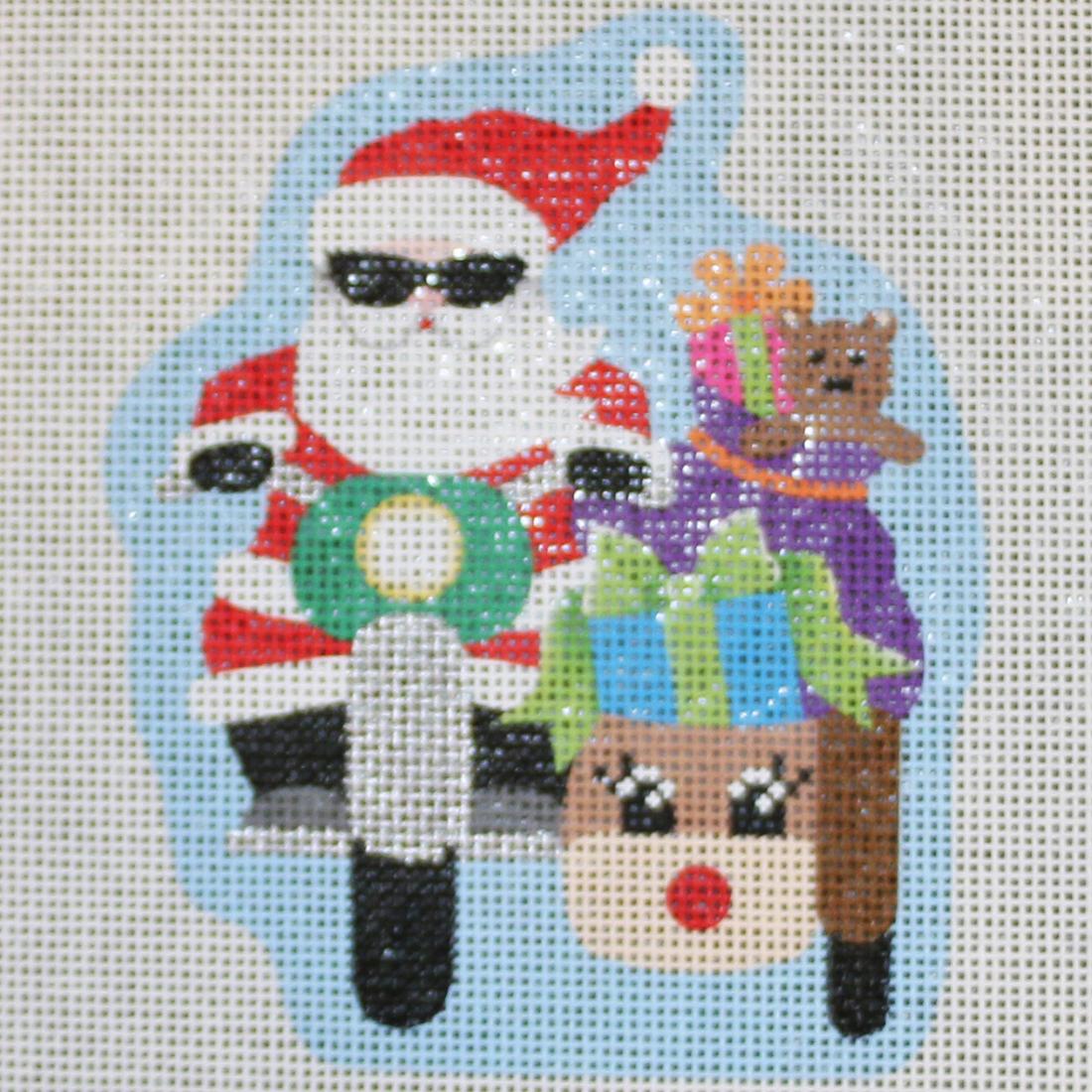 Santa, Presents in Sidecar