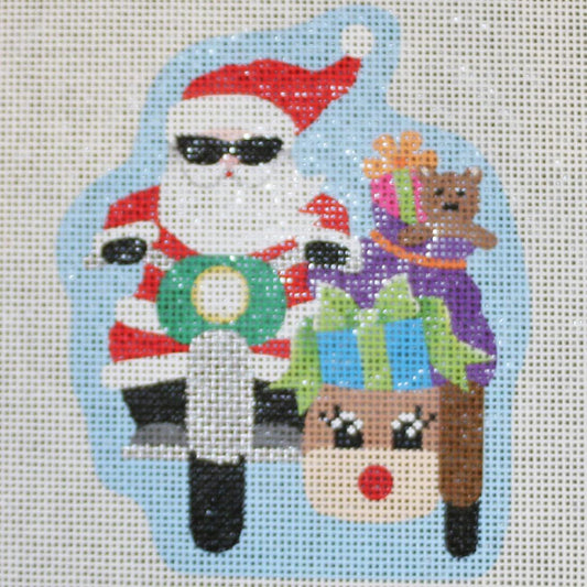 Santa, Presents in Sidecar