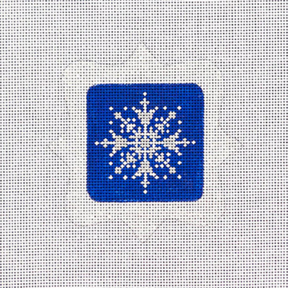 Framed Snowflake Blue