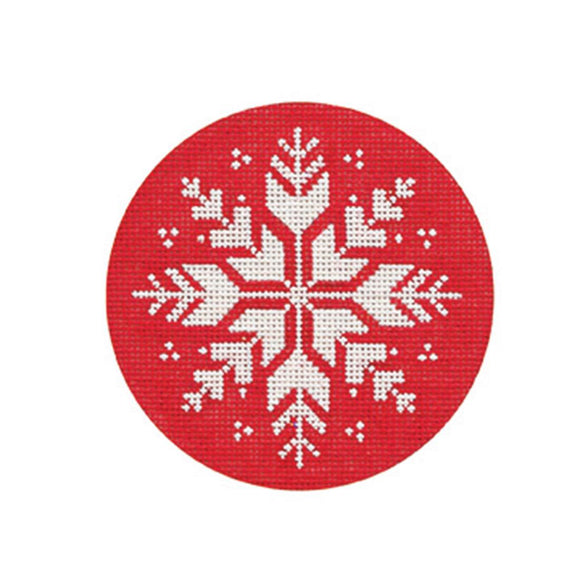 Nordic Snowflake Red