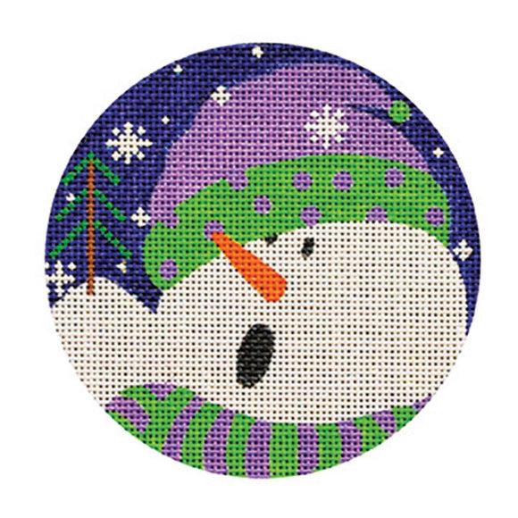 Snowman Polka Dots