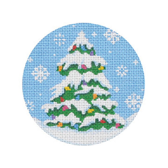 Snow Tree w/Lights