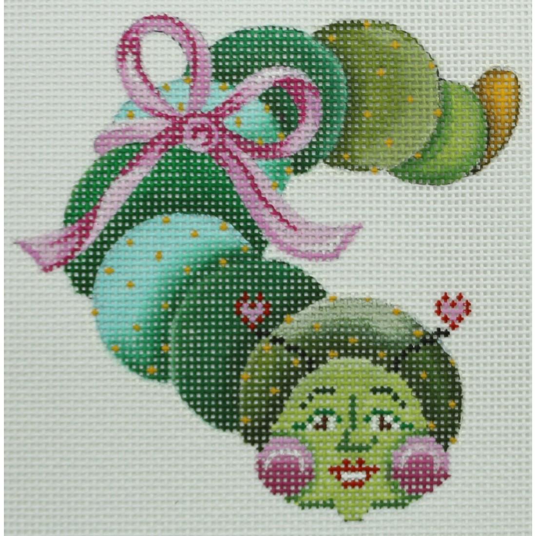 Caterpillar w/ Purple Bow