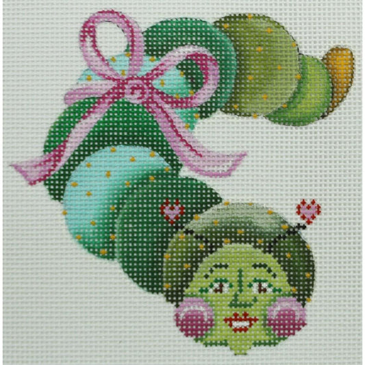 Caterpillar w/ Purple Bow