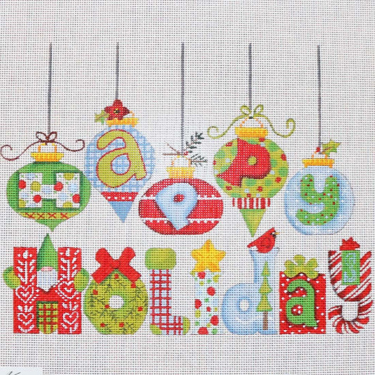Happy Holidays Ornaments