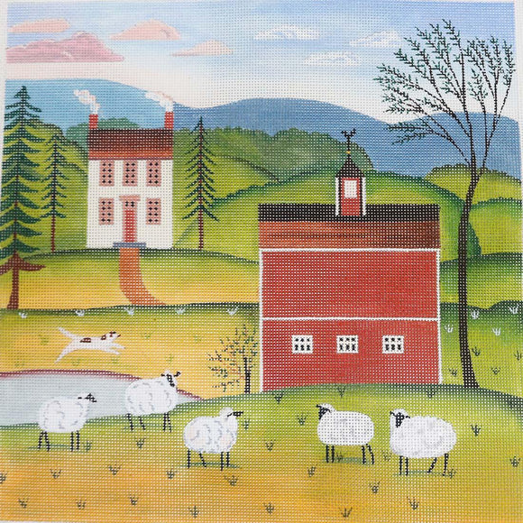 Sheep Farm w/ Barn & House