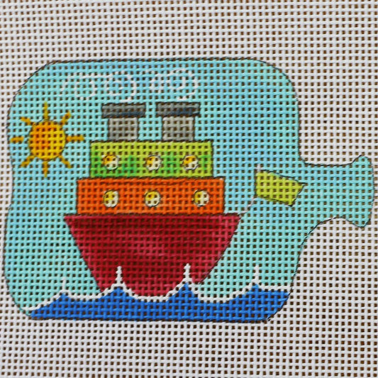 Ocean Liner Boat in Bottle