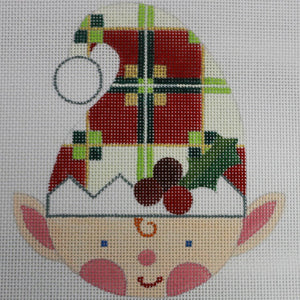 Elf with Plaid Hat
