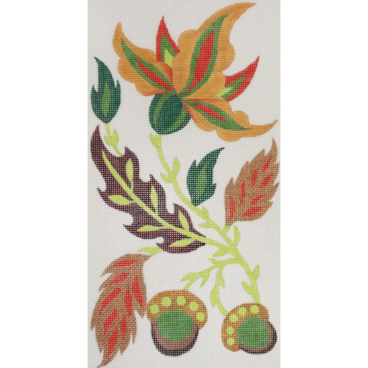 Rectangular Orange Floral