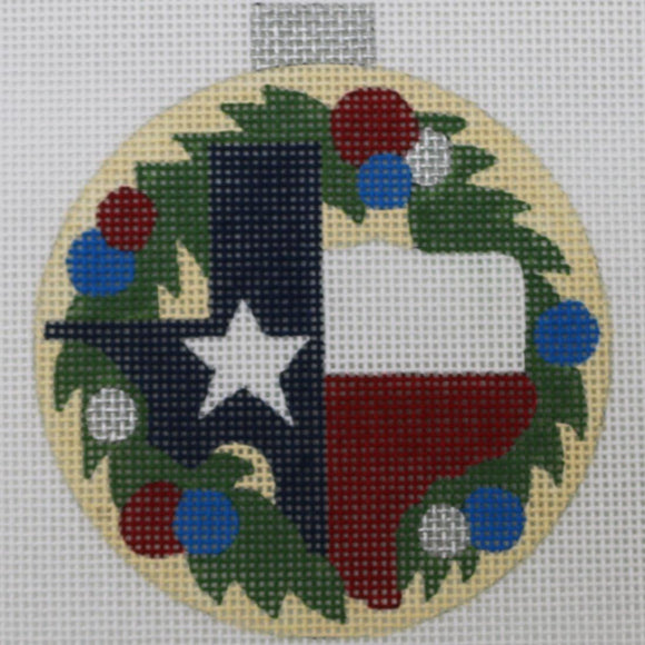 Texas Wreath Ornament
