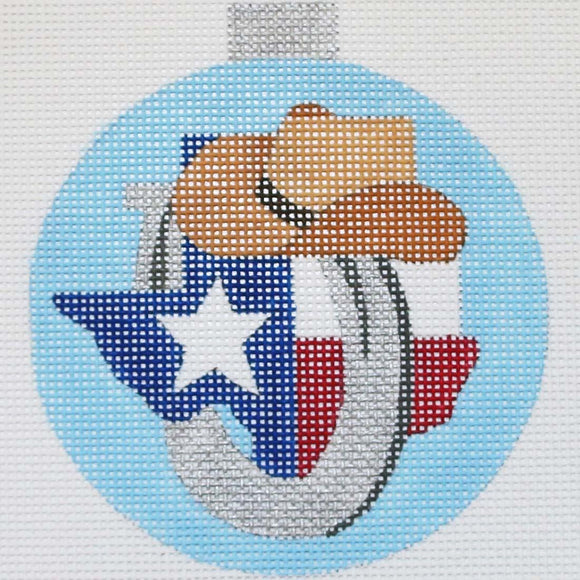 Texas/Hat/Horseshoe Ornament