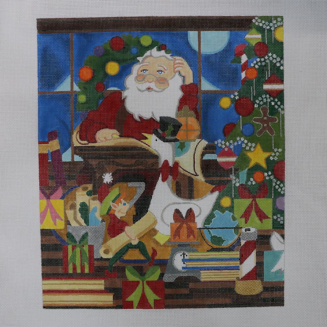 Santa Checking Lists