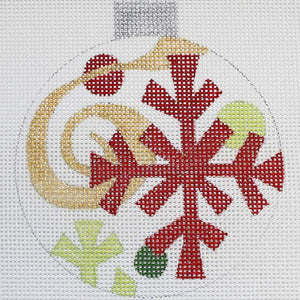 Red Snowflake Ornament