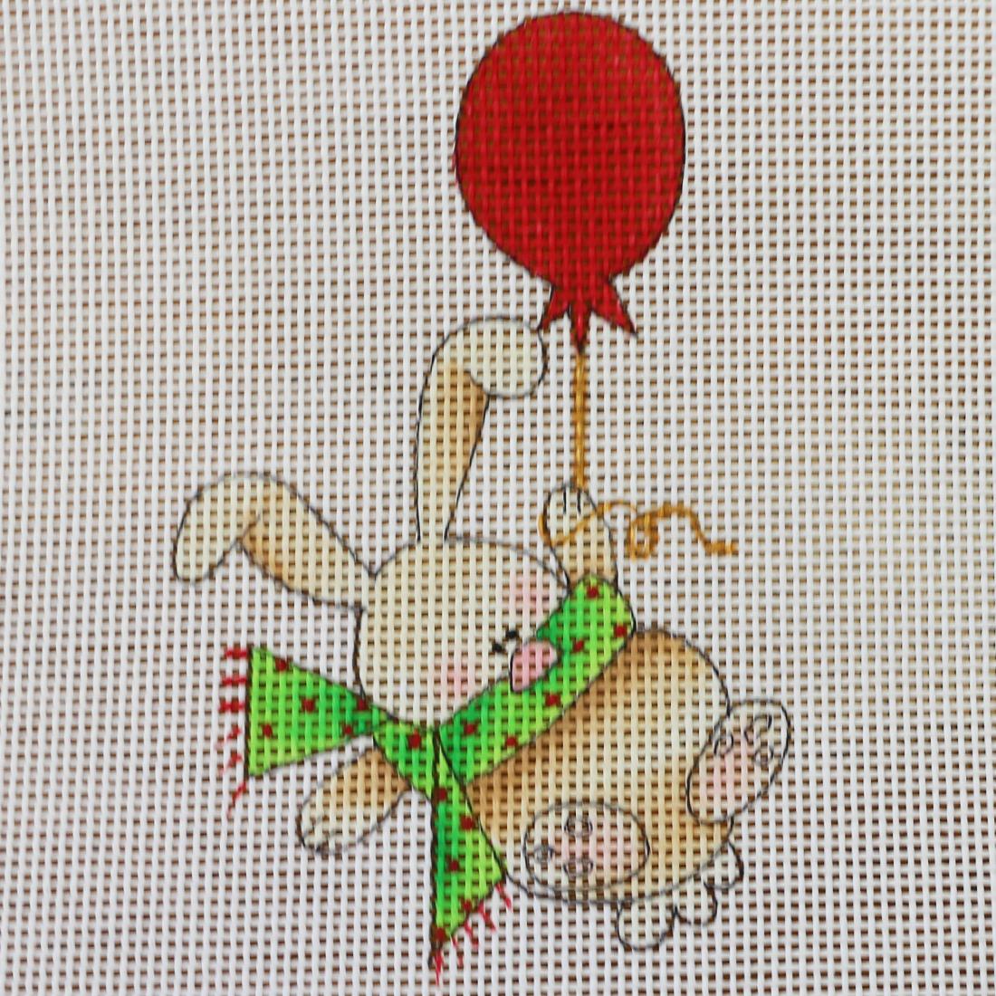 Bunny with Red Balloon