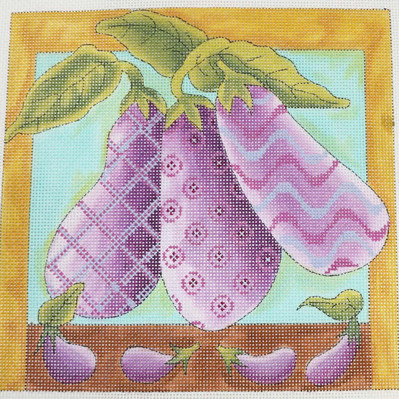 Patterned Eggplant