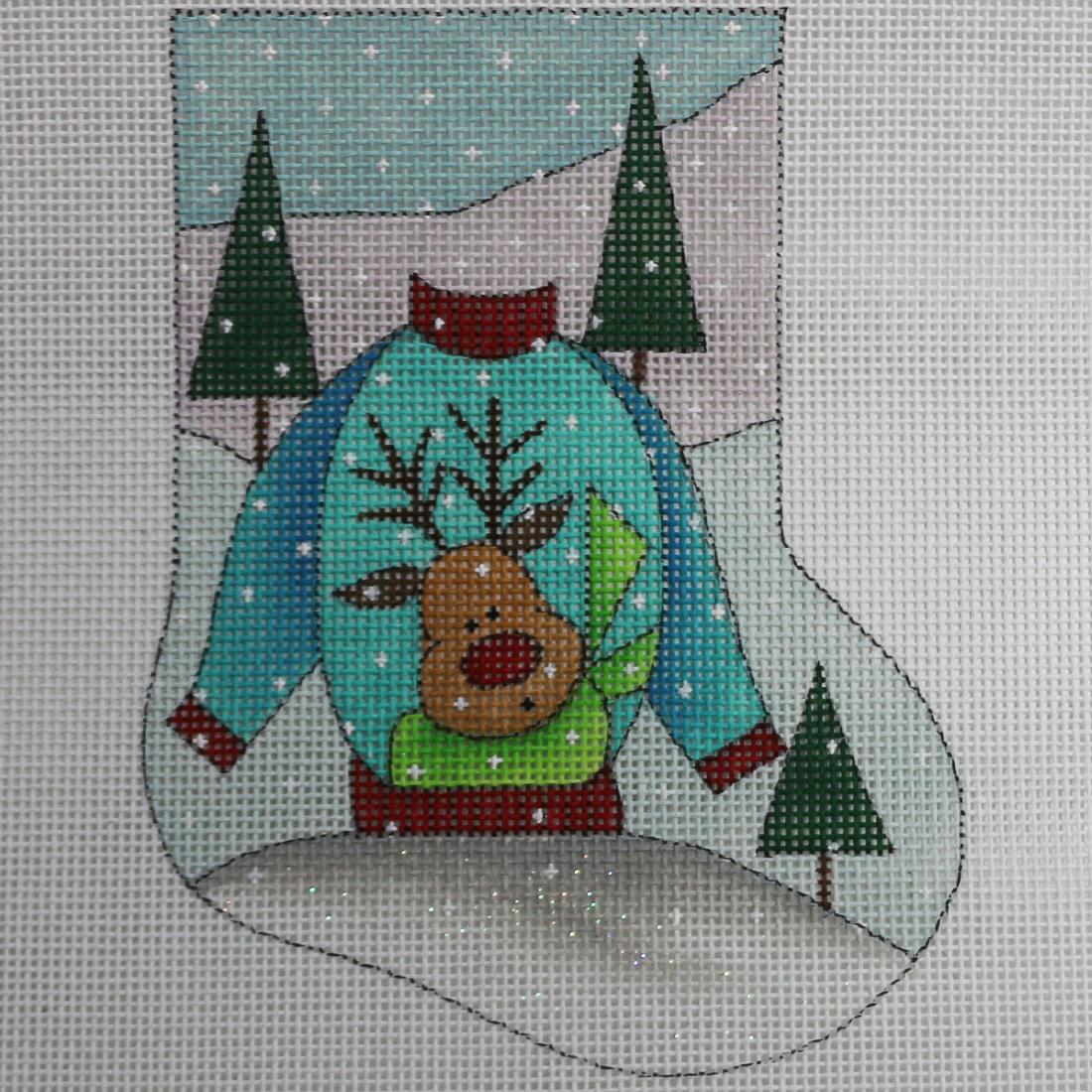 Reindeer Ugly Sweater MiniSock