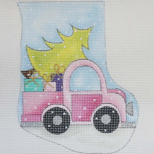 Pink Truck w/ Tree