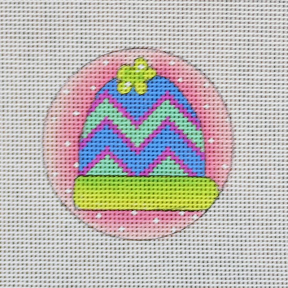 Blue/Green Chevron Frosty Hat