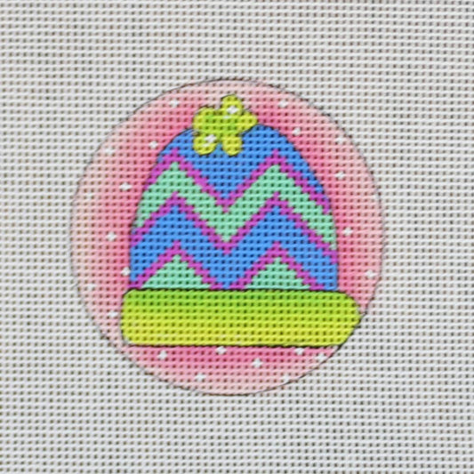 Blue/Green Chevron Frosty Hat