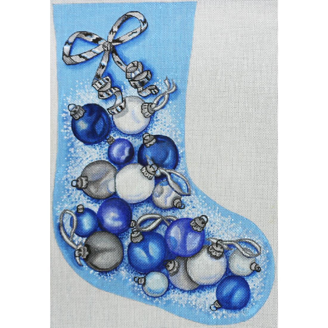 Blue/White/Silver Ornaments