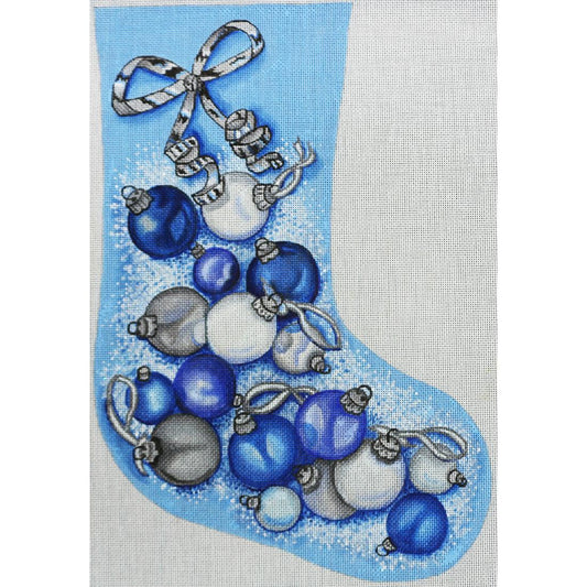 Blue/White/Silver Ornaments
