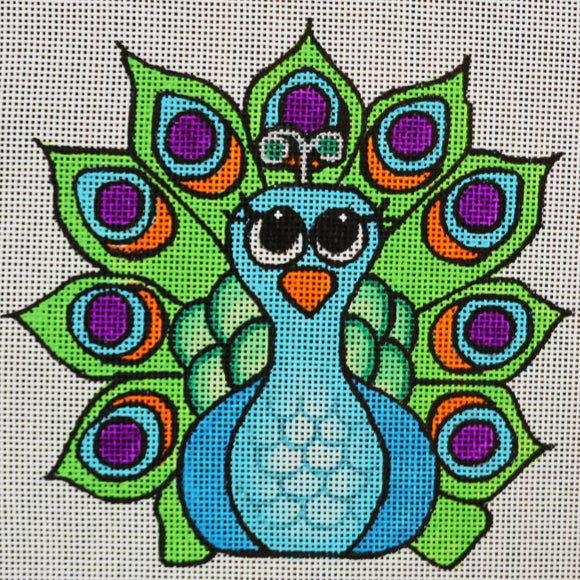 Turquoise/Lime Peacock