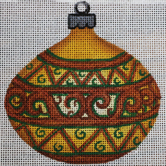 Yellow and Green Ornament