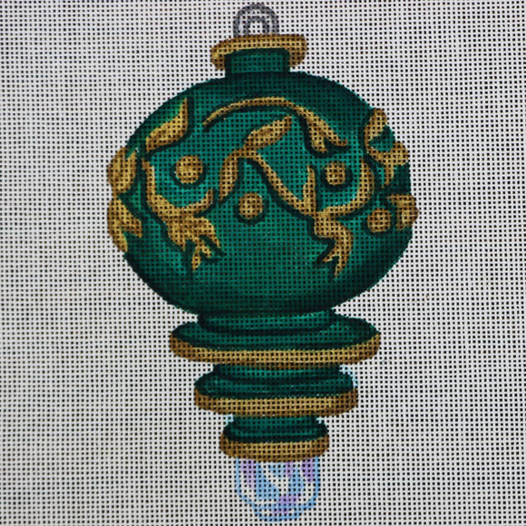 Gold and Green Ornament