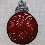 Red and Silver Ornament