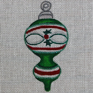 Red/White/Green Ornament