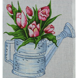 Watering Can Tulips