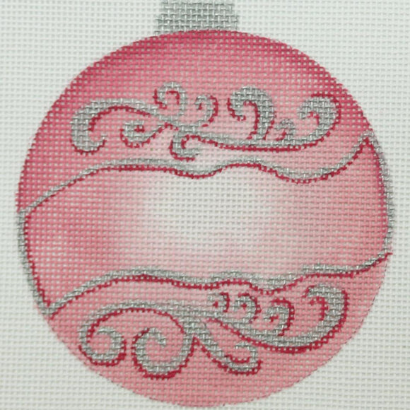 Pink/Silver Ornament