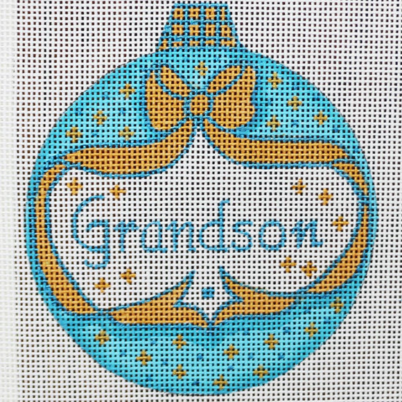Turquoise/Gold Ornament