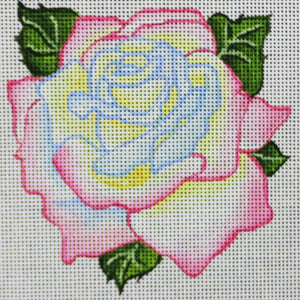 Light Blue/Yellow/Pink Rose