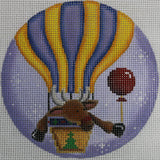 Reindeer in Hot Air Balloon