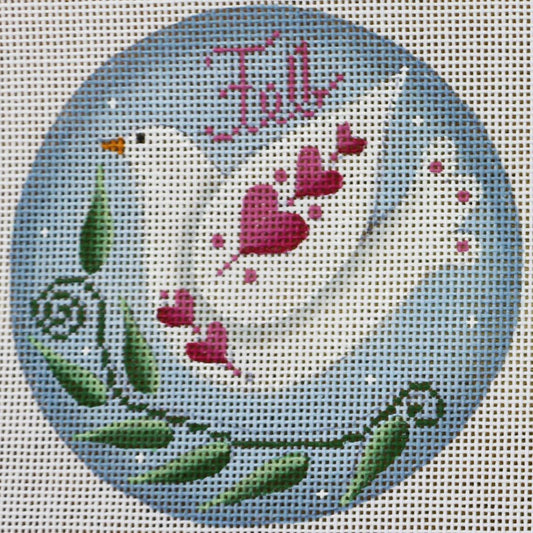 February Bird w/ Hearts