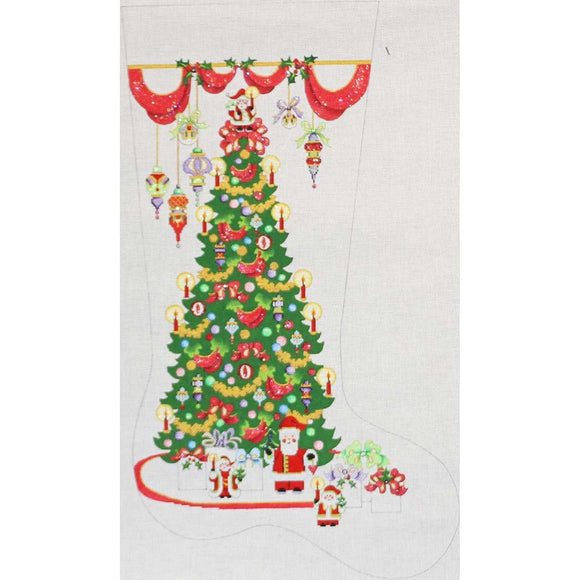 Large Tree, Santa/Ornaments