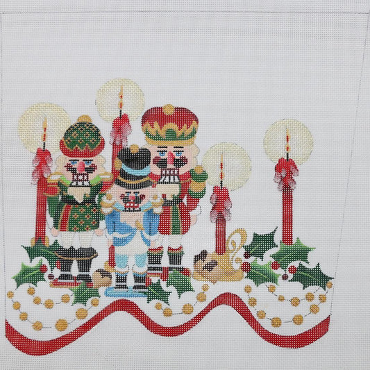 Nutcrackers with Candles Cuff, 18 mesh