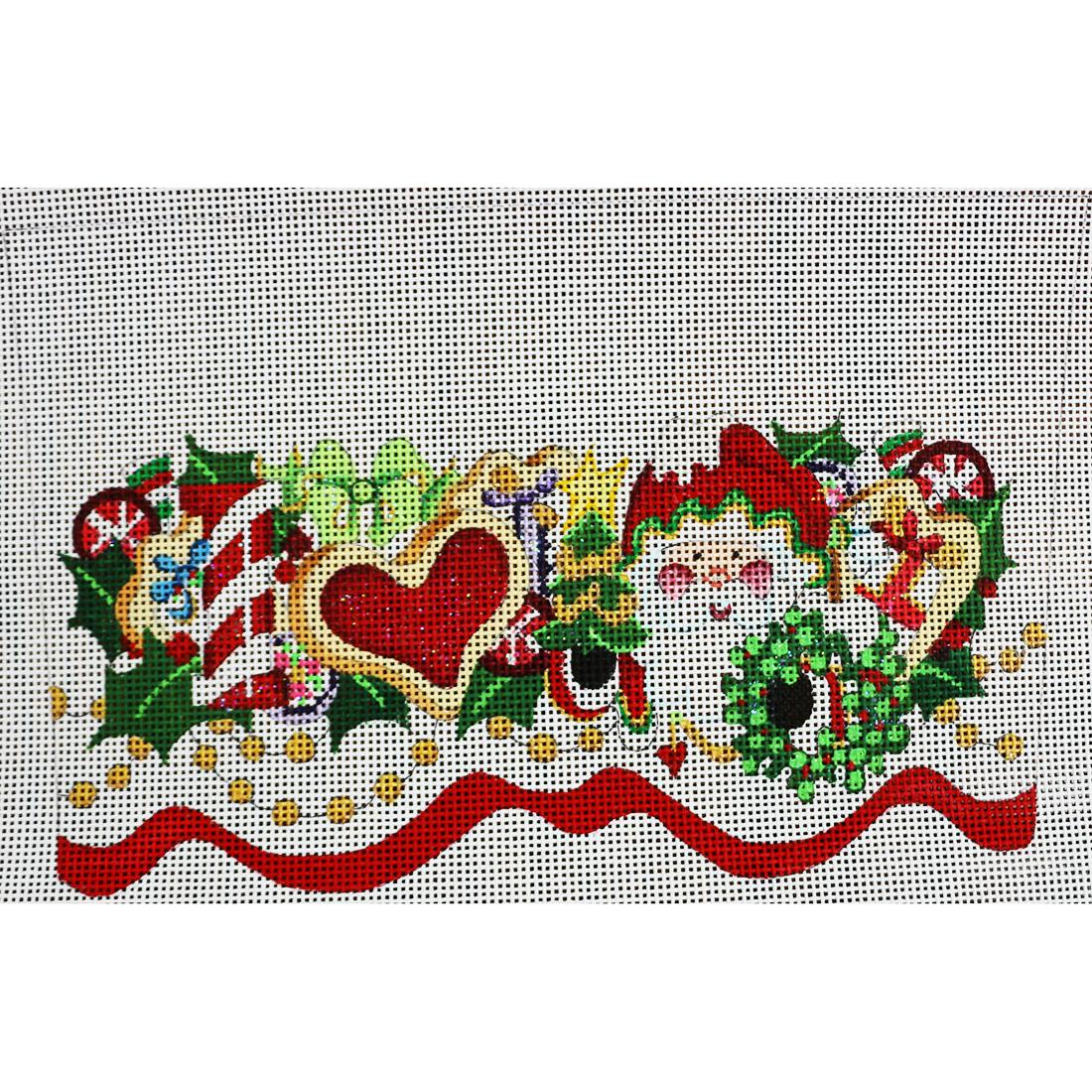 Santa and Cookie Cuff, 13 mesh