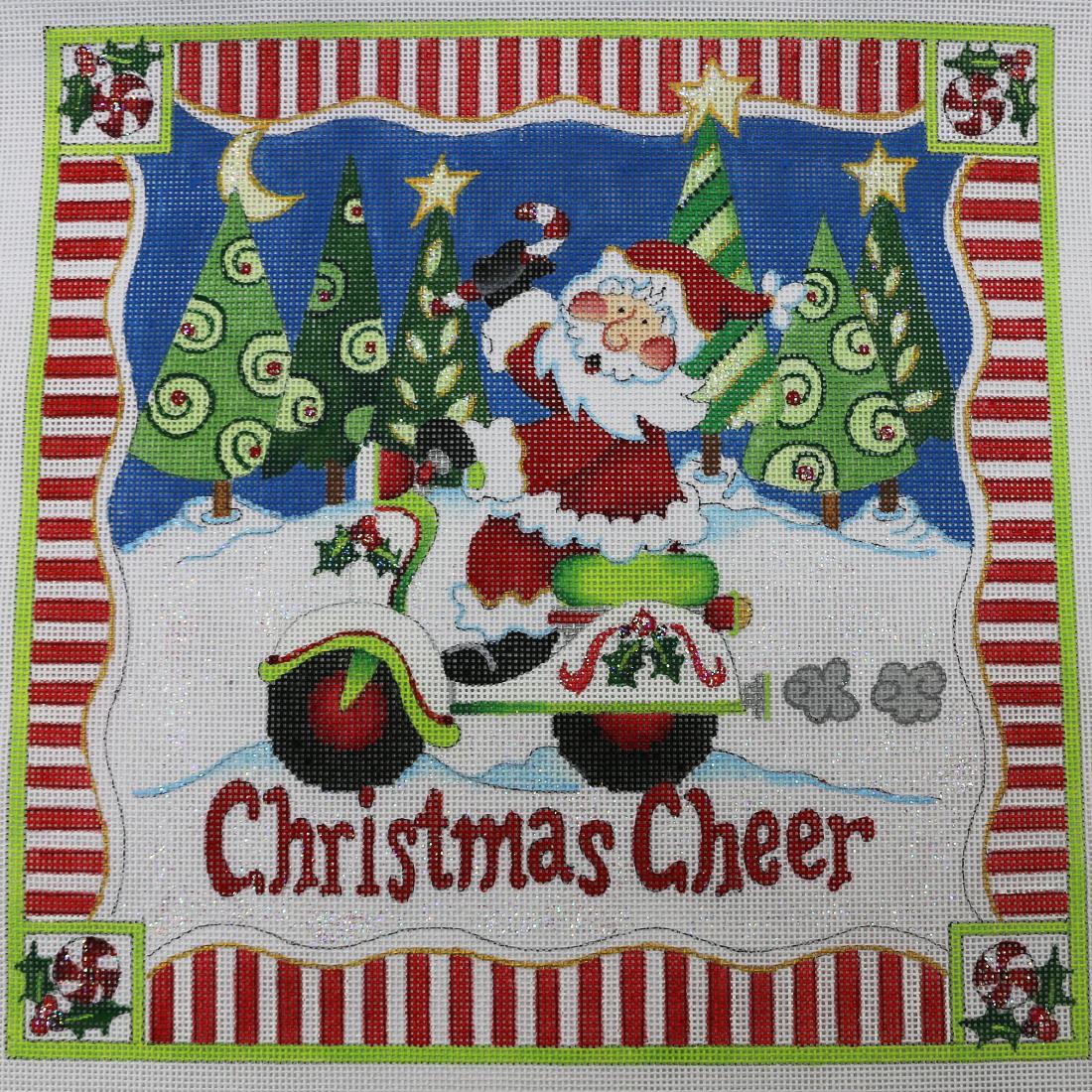 Christmas Cheer Santa on Moped