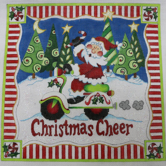 Christmas Cheer Santa on Moped