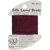 Silk Lame Braid 18 ct., SL201-SL300