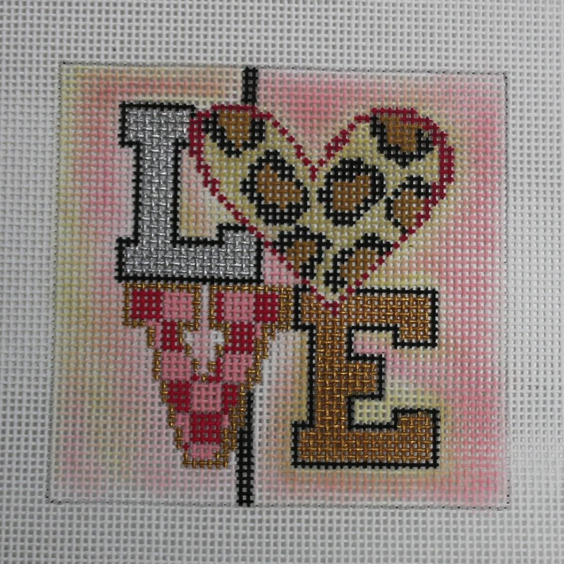 Animal Print Love with stitch guide