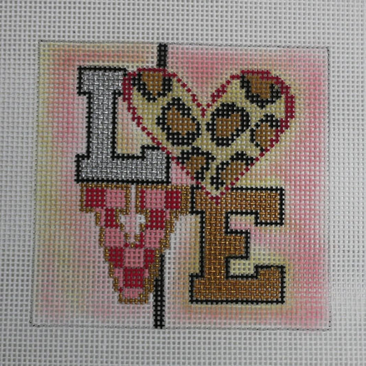 Animal Print Love with stitch guide