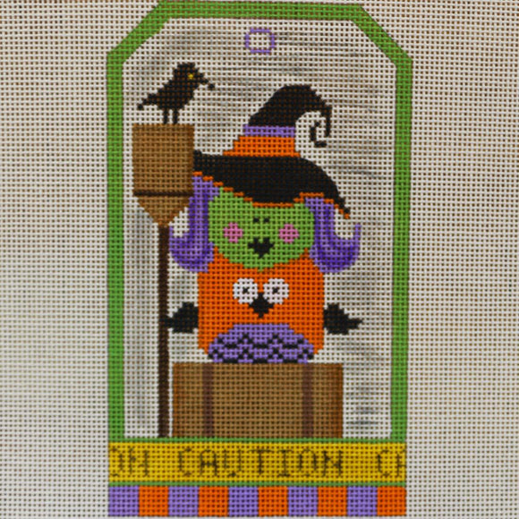 Caution Tag with stitch guide