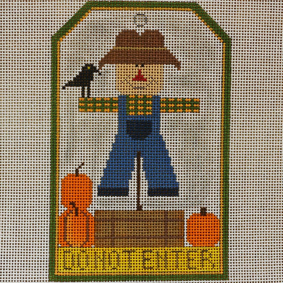 Do Not Enter Tag with stitch guide