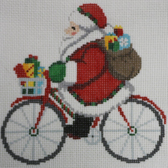 Biking Santa